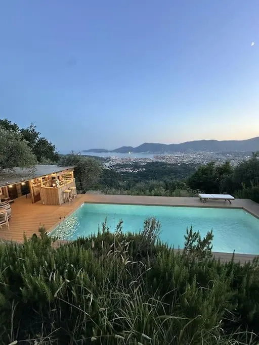 別荘 Idyllium Relais-Exclusive Nature Retreat With Panoramic Pool And Breathtaking Sea Views ラ・スペツィア イタリア